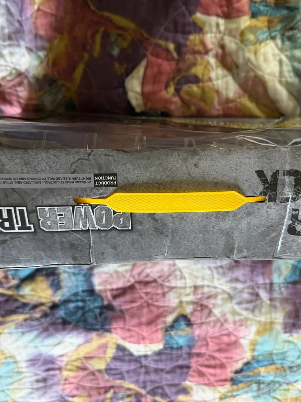 Yellow Remote Control Excavator Toy by Xuyuhe Toys - Power Truck